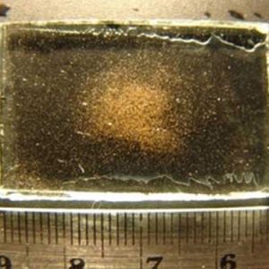 Gold dust produced by equipment