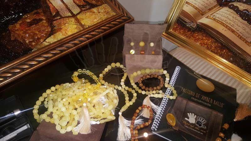 AmberArt products on the table