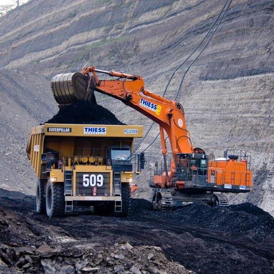 Добыча угля в Индонезии